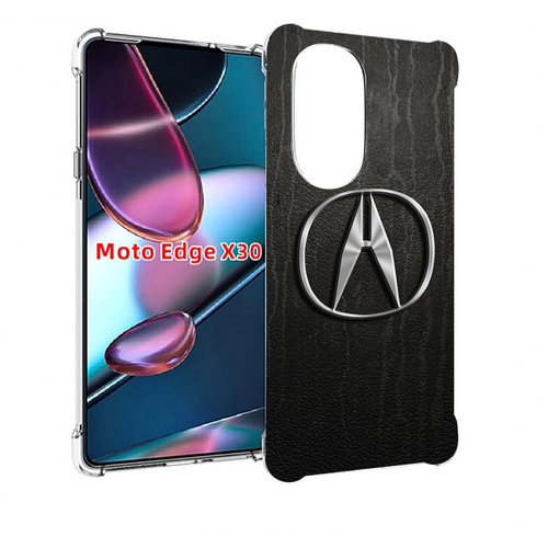 Чехол MyPads acura-акура для Motorola Moto Edge X30 задняя-панель-накладка-бампер чехол mypads acura акура для motorola moto x40 задняя панель накладка бампер