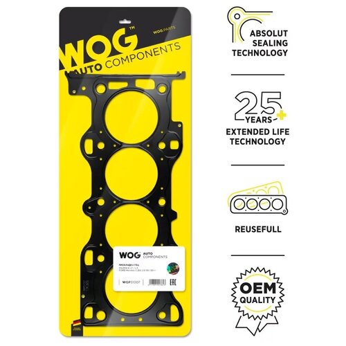 Прокладка ГБЦ WOG WGP31007 (MAZDA 6 LF/L3; FORD Mondeo CJBA 2.0 16V 00->)