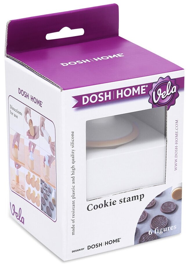 Печать для печенья DOSH I HOME VELA, 6 рисунков