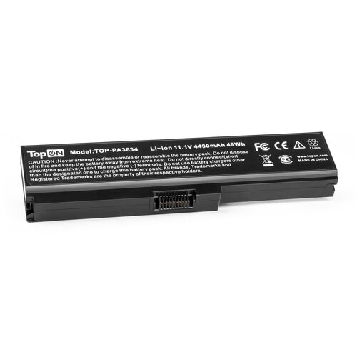 Аккумулятор для ноутбука Toshiba Satellite Pro A660, C645, L310, M300, T110, Equium U400 Series. 10.8V 4400mAh 49Wh. PN: PA3634U-1BAS, PA3635U-1BAM. аккумулятор для ноутбука toshiba satellite pro a660 c645 l310 m300 equium u400 series 10 8v 4400mah