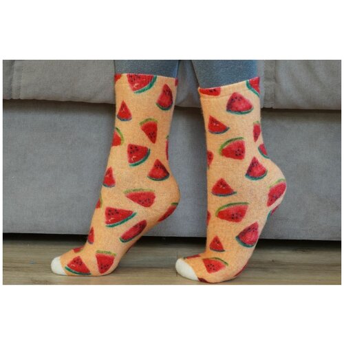 фото Носки шерстянки, размер 35/38, желтый