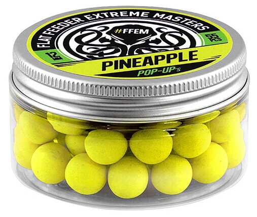 FFEM Бойлы плавающие Pop-Up Pineapple 12mm Ананас (55шт)