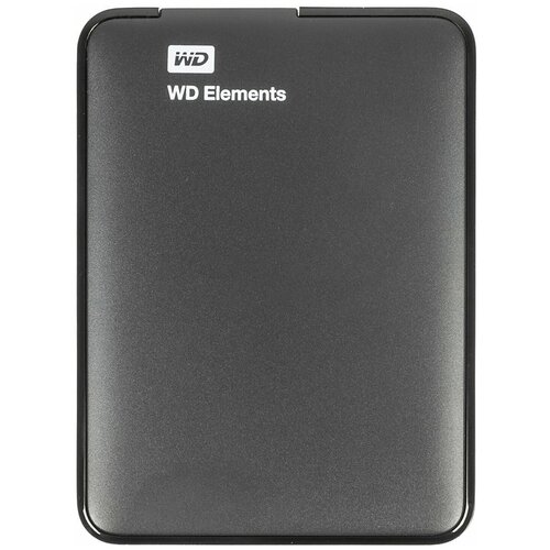 Внешний HDD WD 1TB Elements (WDBUZG0010BBK-WESN) внешний жесткий диск 1tb wd elements portable wdbuzg0010bbk wesn 2 5 usb 3 0 black