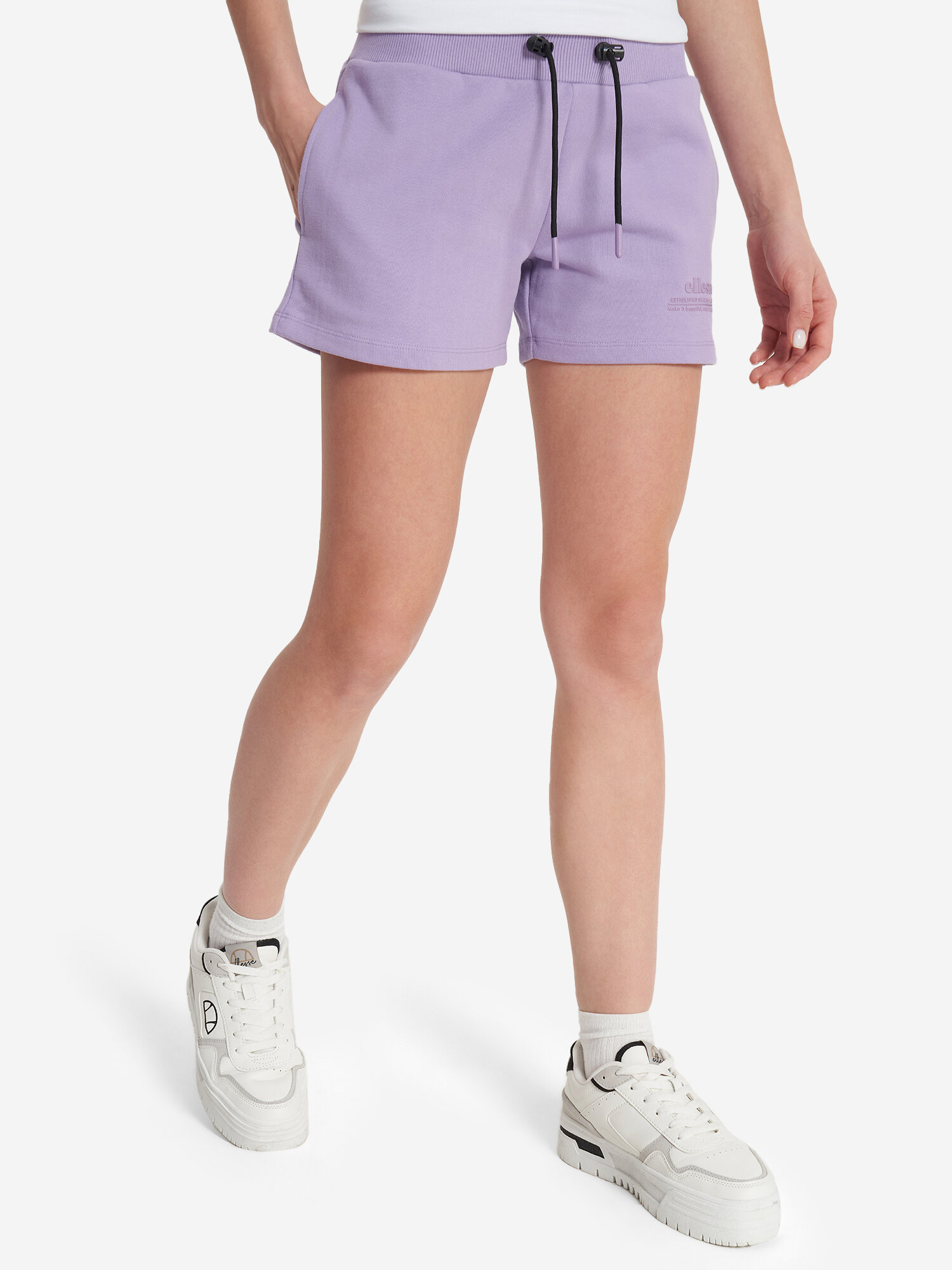 Шорты ellesse, размер L, сиреневый