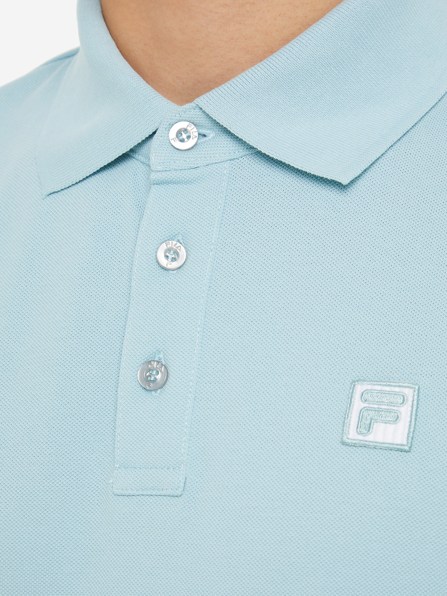 Поло Fila, размер 46, голубой, — фото 1