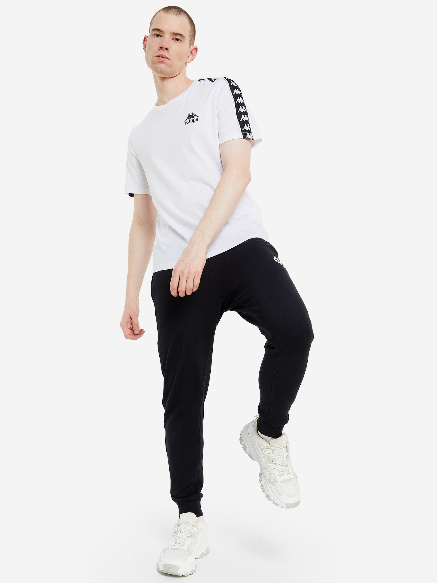 Футболка спортивная Kappa, размер 50, белый, — фото 1