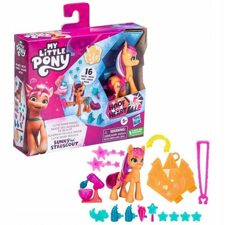 Игрушка My Little Pony - Базовая пони с аксессуарами Санни Старскаут F5250