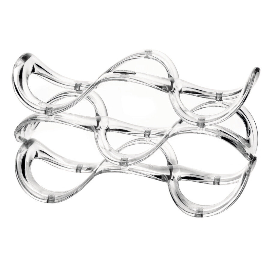 Подставка для бутылок Guzzini Cuvee 11x36,5x17 см, акрил, прозрачная, премиум качество