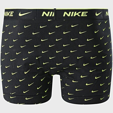 Трусы NIKE, комплект из 3 шт., размер S, зеленый, серый, черный — фото 1