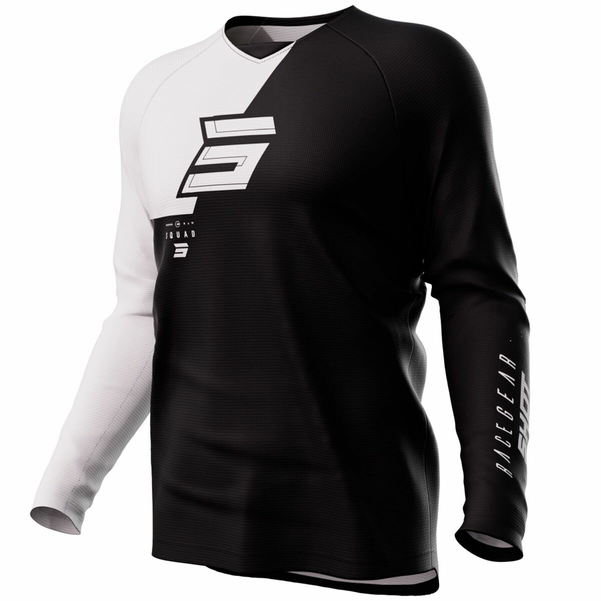 Джерси SHOT DRAW SQUAD черный/белый Размер M арт: A07-12D1-A01-09