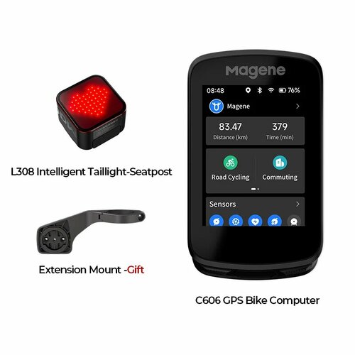 Магене C606 GPS велокомпьютер, C606andL308 SEAT