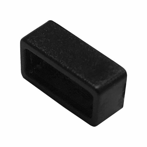 Рамка пряжка пластиковая 10 мм для рукоделия, одежды, сумок, стропы / черная, L8N-10