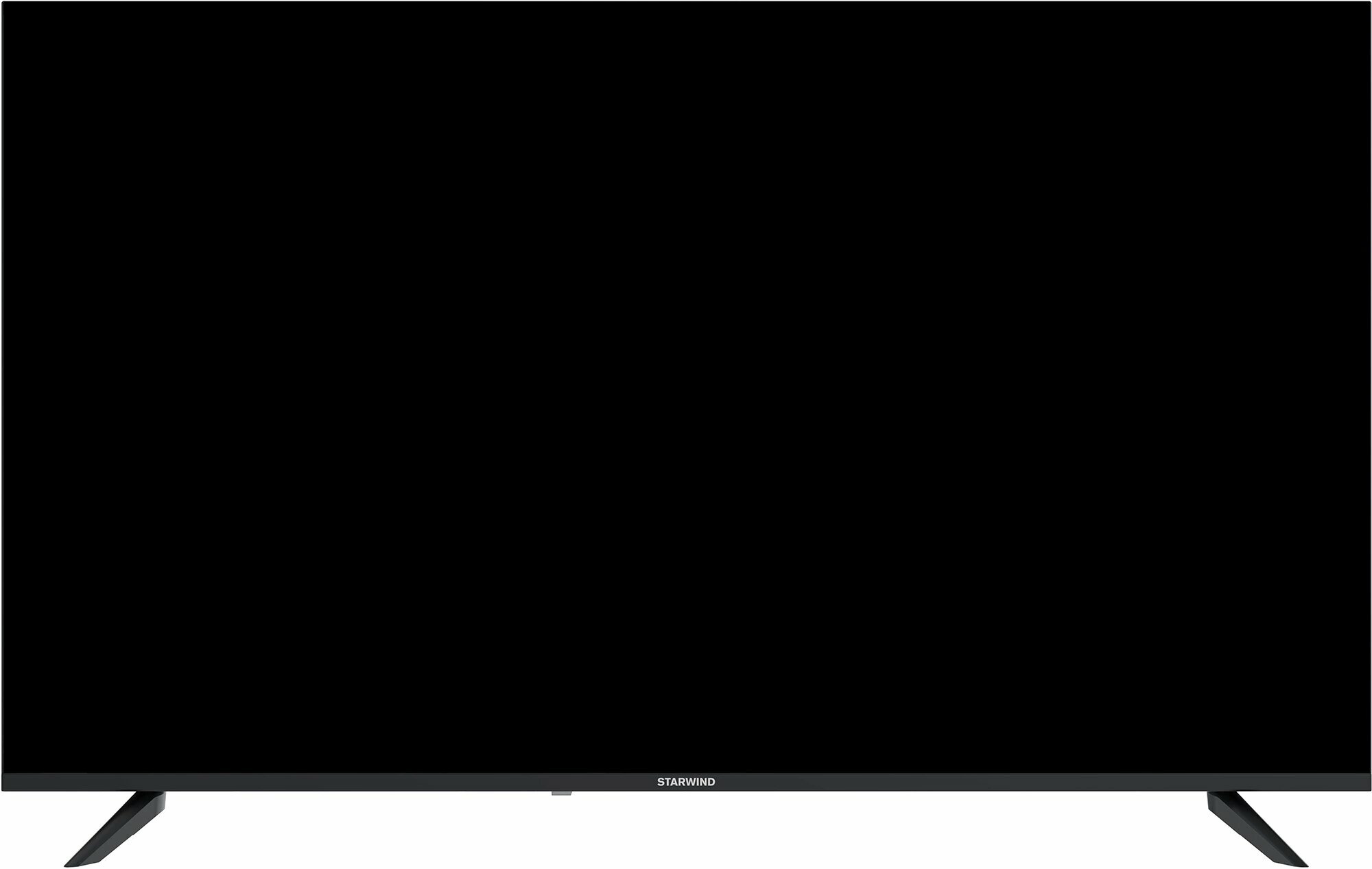 Телевизор LED Starwind 55" SW-LED55UG403 Яндекс. ТВ Frameless черный 4K Ultra HD 60Hz DVB-T DVB-T2 DVB-C DVB-S DVB-S2