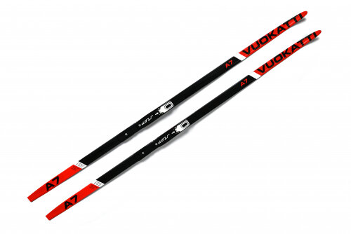 Лыжный комплект Vuokatti без палок NNN Step-in (Wax), Black/Red, 200 см