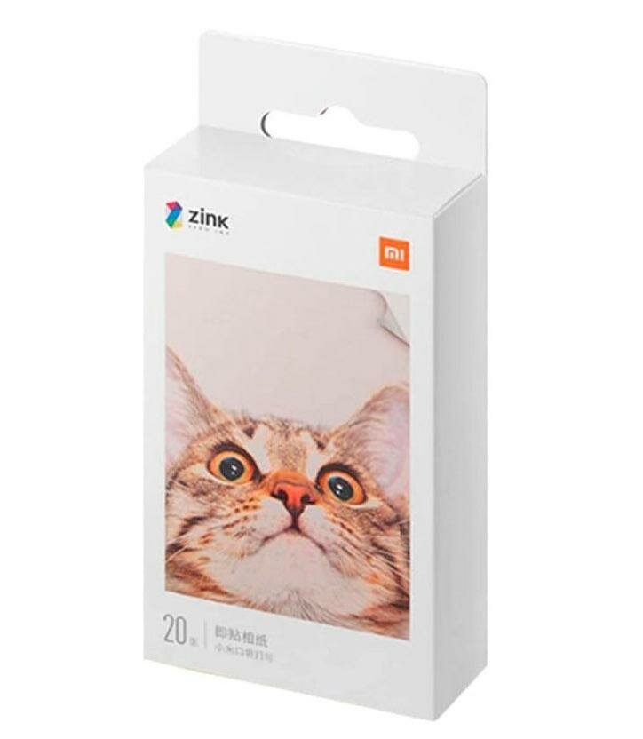 Фотобумага Xiaomi Mi Portable Photo Printer Paper (2x3-inch) 20 листов