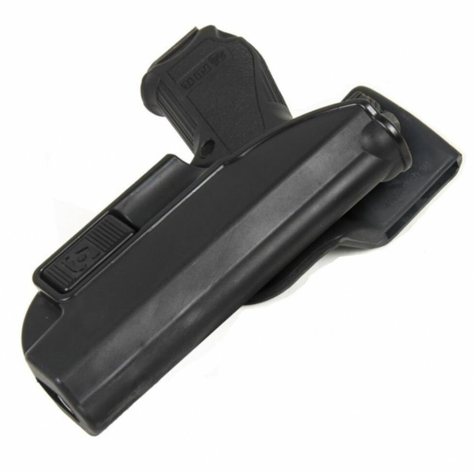 Кобура Альфа ГШ-18 с полицейским креплением / Черный (Stich Profi)