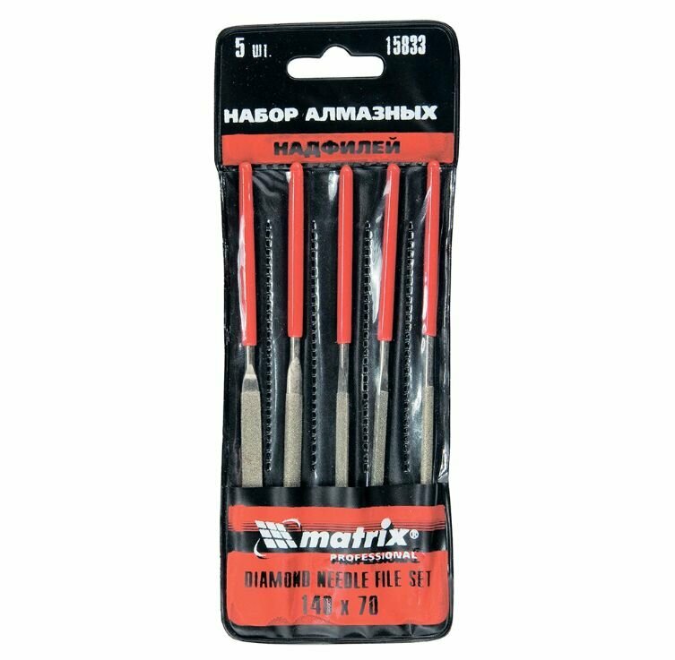 Набор надфилей алмазных Matrix 5 шт — фото 1