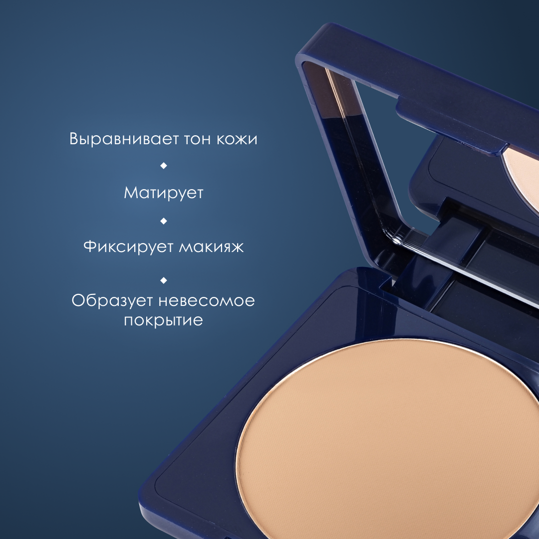 SHU Компактная пудра для лица матовая MATT-E-REAL №303 темно-бежевый — фото 1