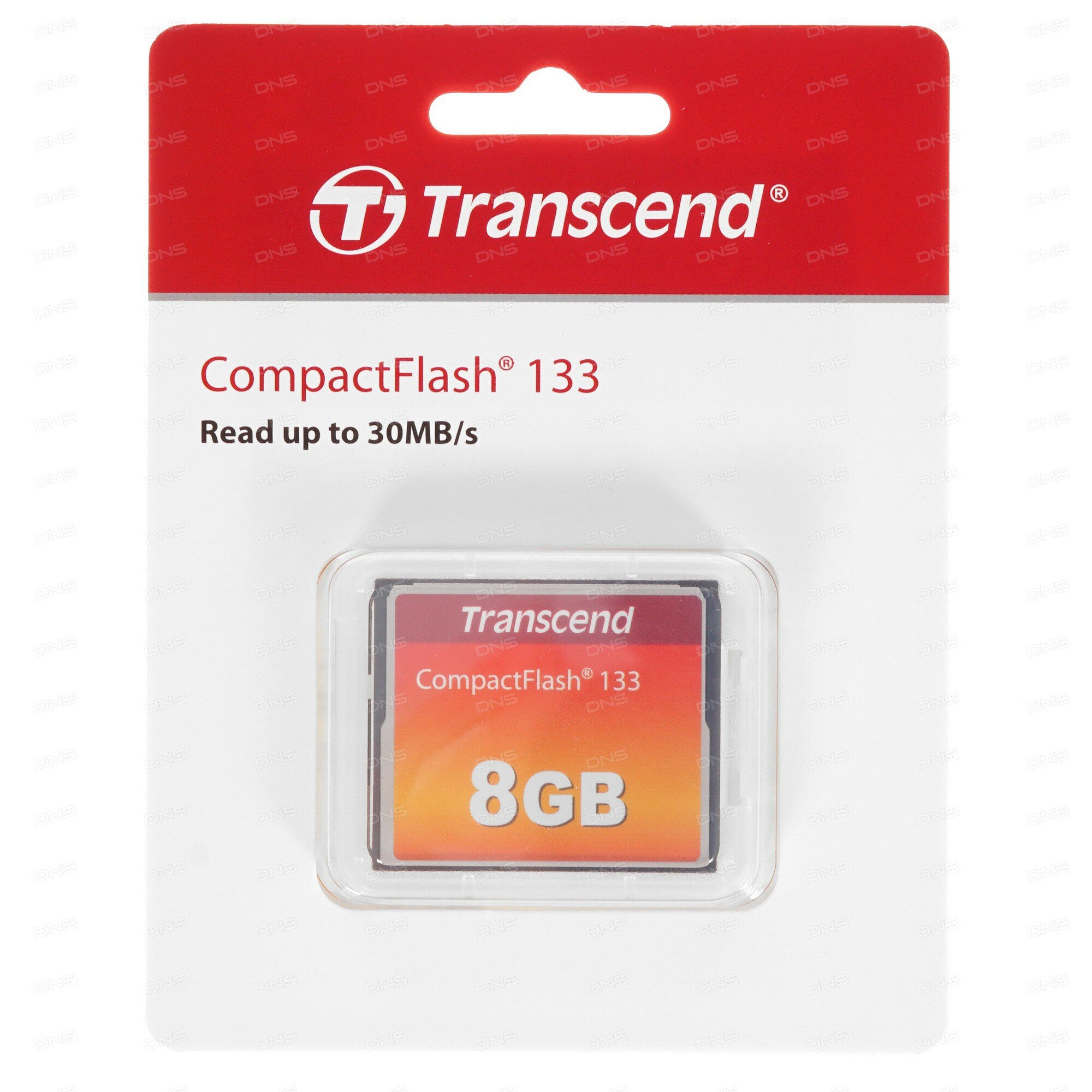 Карта памяти Transcend CF (Compact Flash) 8 ГБ [TS8GCF133]