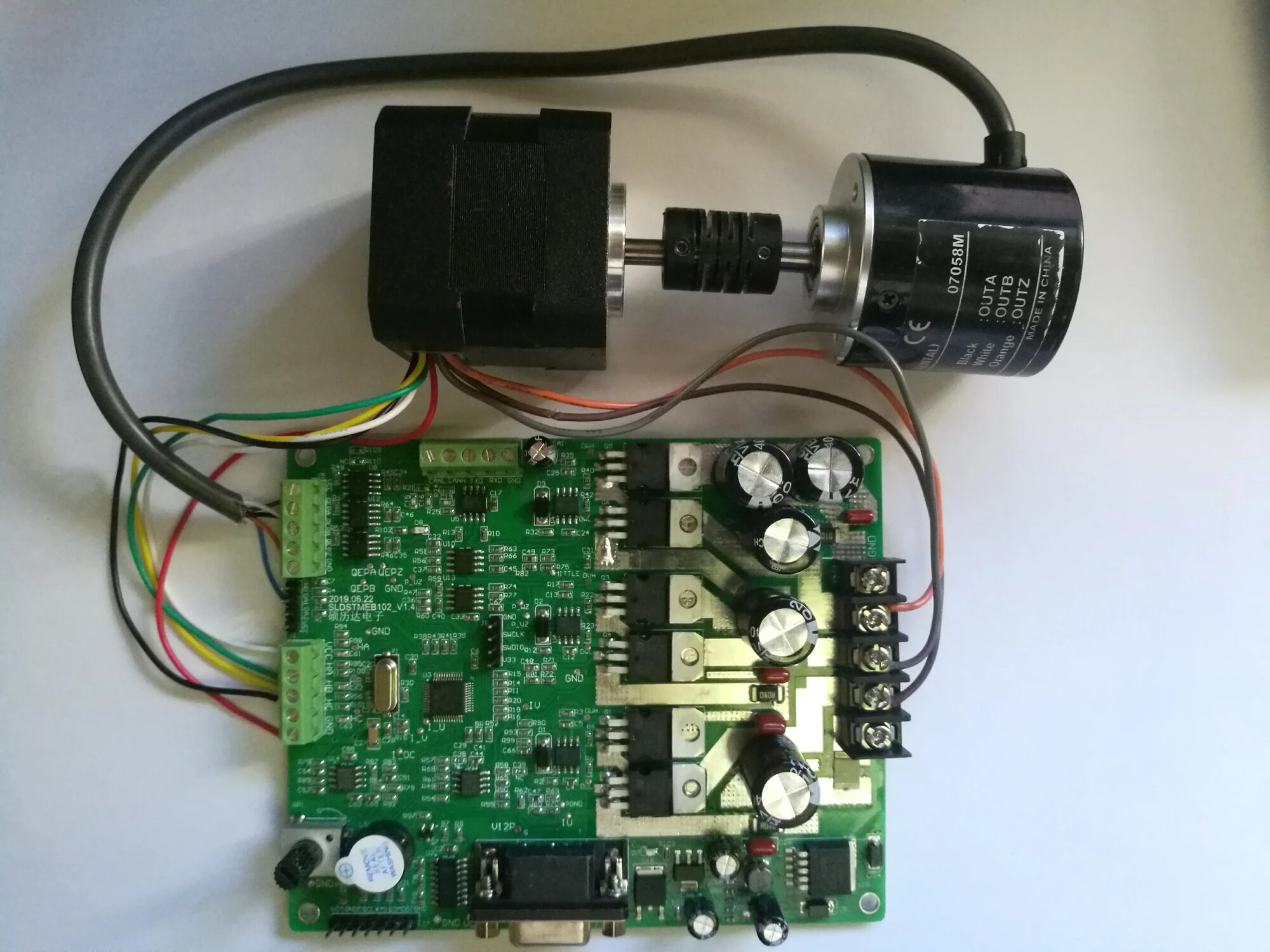 STM32 Трехфазная плата управления двигателем с постоянным магнитом BLCD PMSM ACIM Плата обучения управления двигателем, Type 2