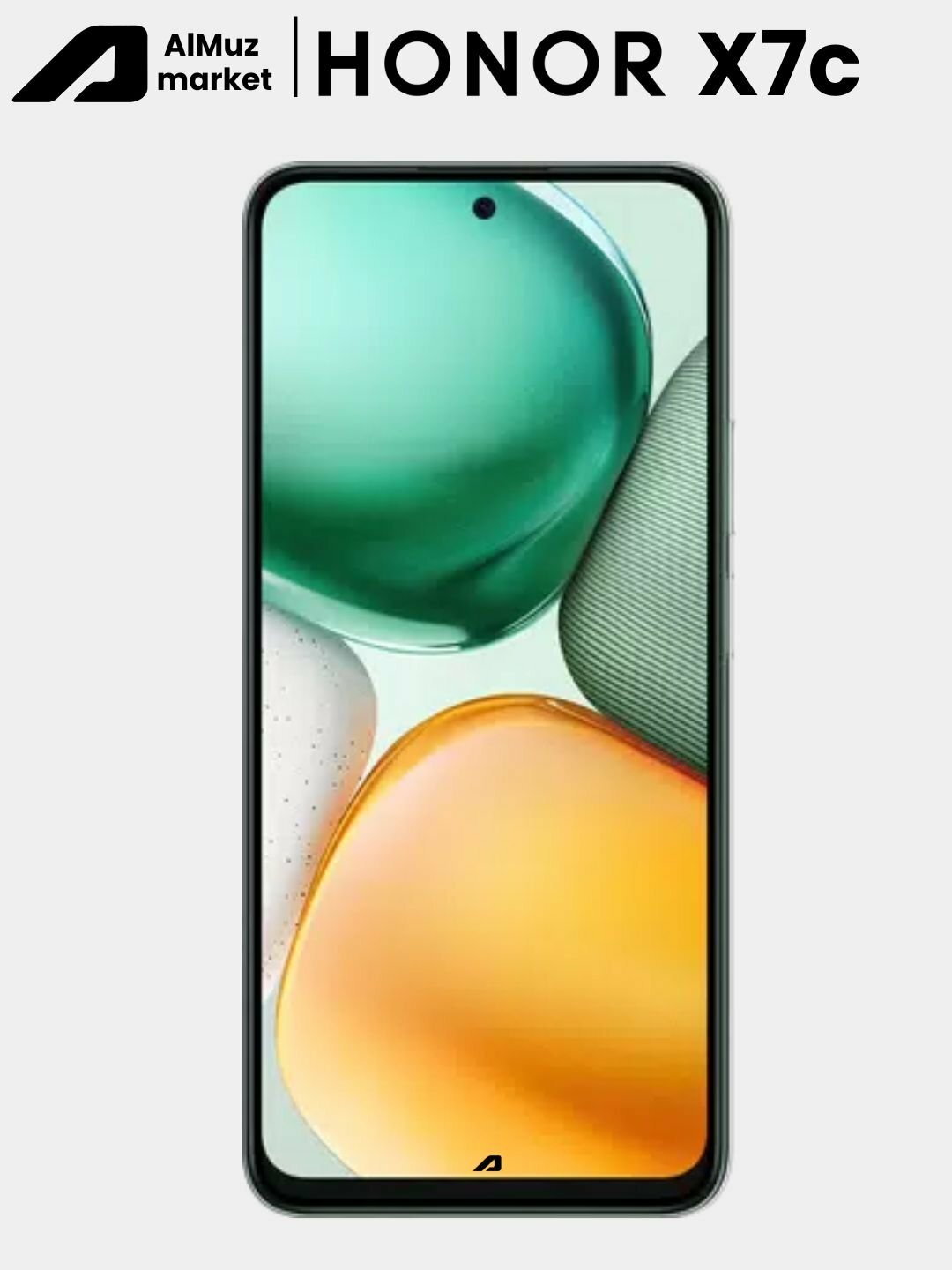 Смартфон Honor X7c, камера 108 МП, 120 Hz 6.77 HD + экран, 6/128ГБ, Зеленый — фото 1