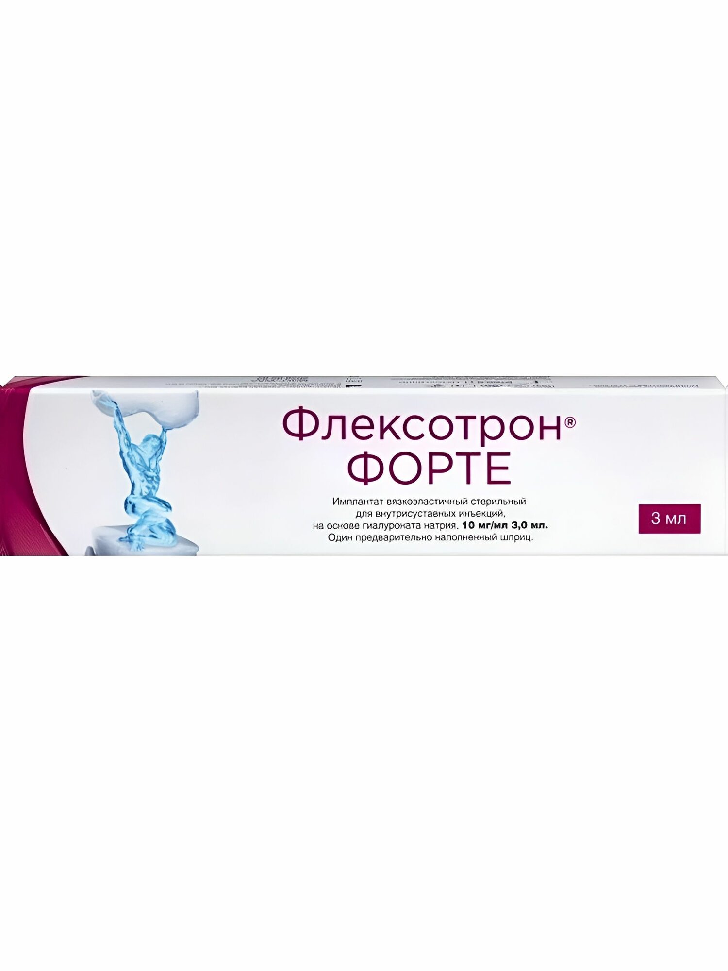 Флексотрон Форте имплантат вязкоэластичный стерильный 10 мг/мл 3 мл