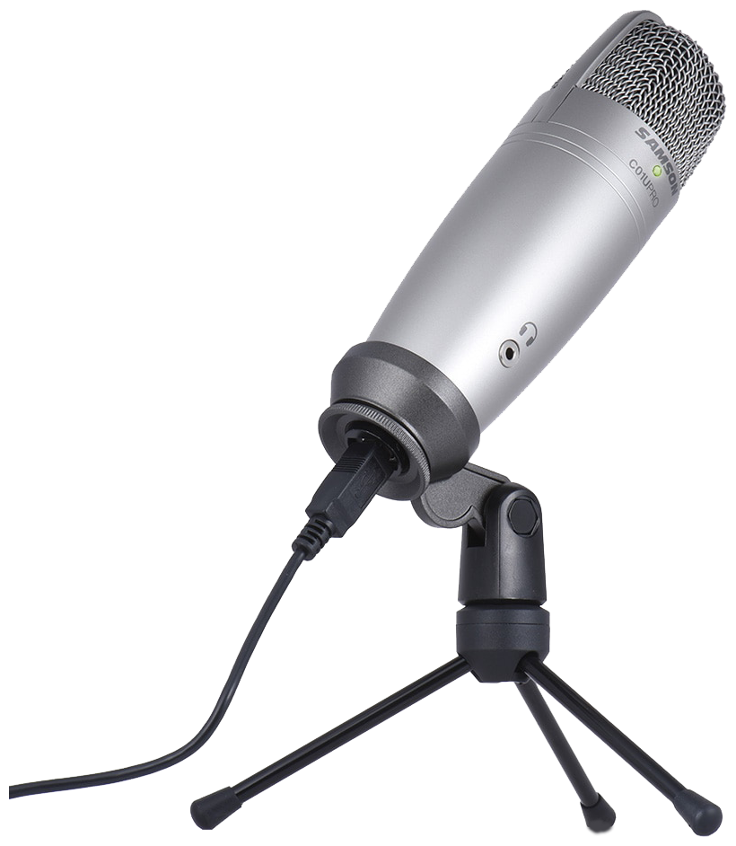 USB-микрофон Samson (Silver) - фото №5