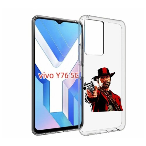 Чехол MyPads Red-Dead-Redemption-2-РДР-2 для Vivo Y76 5G задняя-панель-накладка-бампер