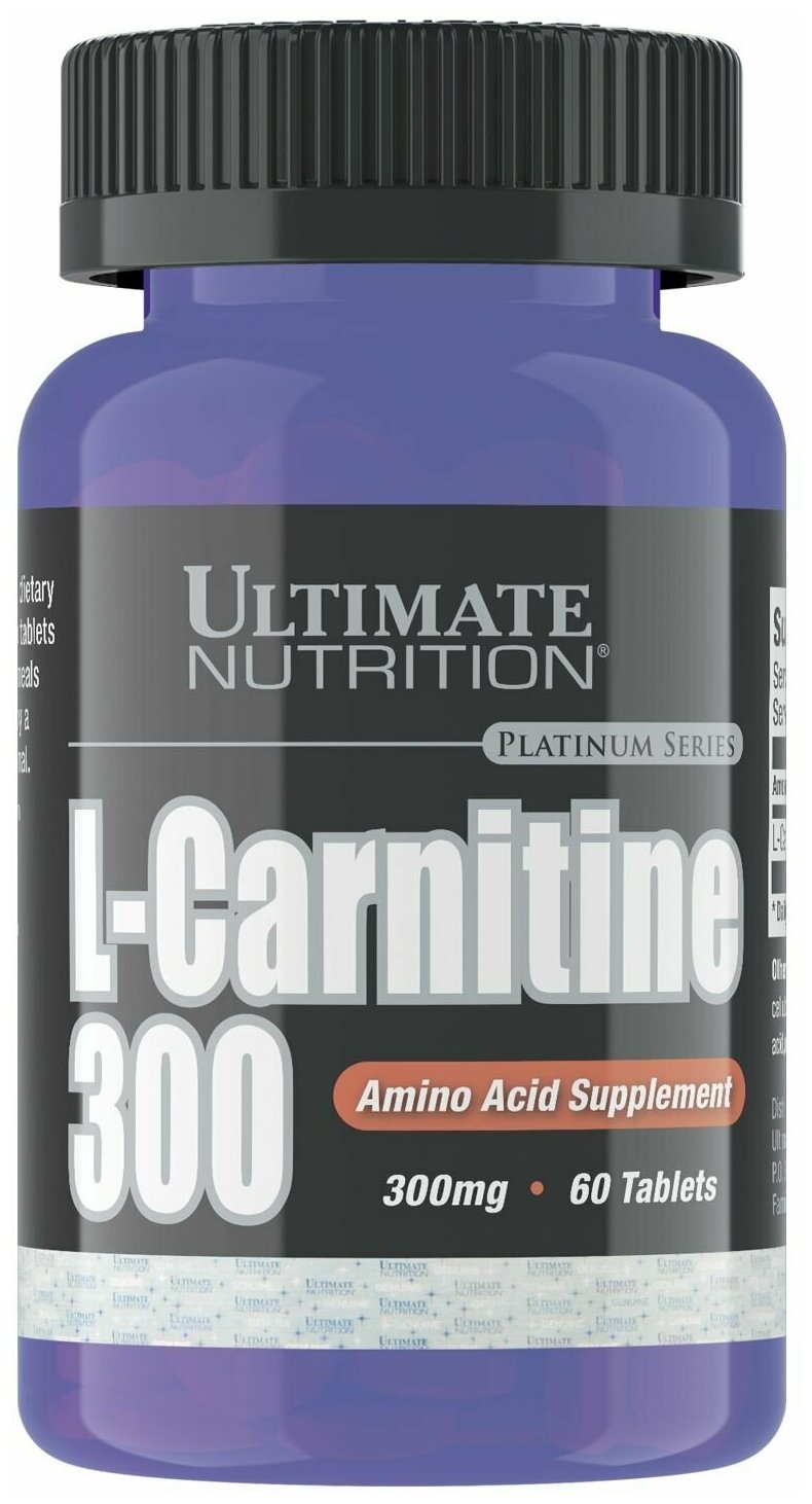 Ultimate Nutrition L-carnitine 300 60 табл. (Ultimate Nutrition)
