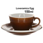 Кофейная пара Loveramics (Лаврамикс) Egg 150 мл карамель (caramel BCA) - изображение