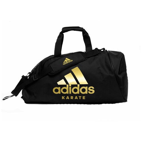 фото Сумка-рюкзак training 2 in 1 bag karate s черно-золотая (размер s) adidas