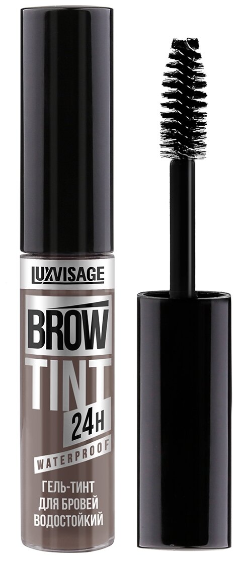 LUXVISAGE Гель-тинт для бровей Brow Tint Waterproof 24H, 5 мл, 104 taupe grey