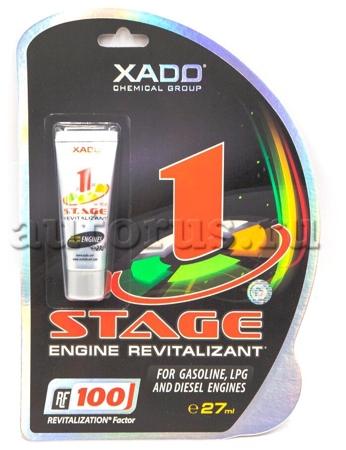 XADO Гель-Ревитализант для ДВС 1-Stage (27мл), 0.027л