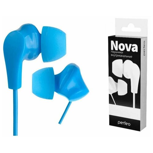 Perfeo наушники внутриканальные NOVA синие 46000₽