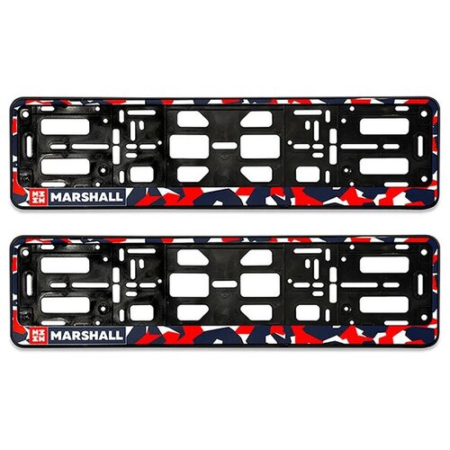 Рамка номерного знака комплект MARSHALL MFR0001 756₽