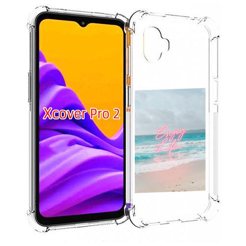 чехол mypads красивый пляж для samsung galaxy xcover pro 1 задняя панель накладка бампер Чехол MyPads красивый пляж для Samsung Galaxy Xcover Pro 2 задняя-панель-накладка-бампер