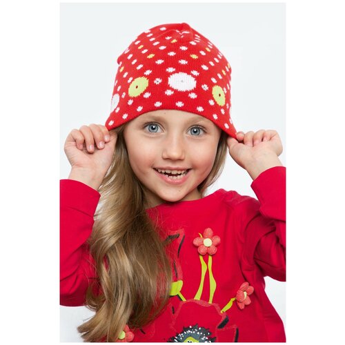 фото Шапка шалуны, размер 50, красный