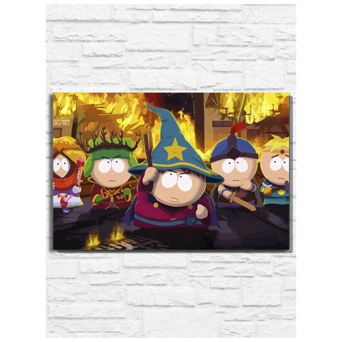 Картина по номерам на холсте игра South Park Палка Истины (PS, Xbox, PC, Switch) - 11134 Г 60x40