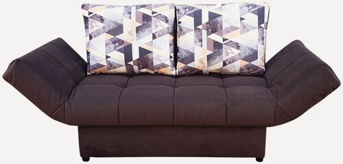Изображение товара Диван TRUEROOM "Мята" коричневый, кушетка , ширина 140см, спальное место 85*200см