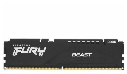 Модуль памяти Kingston Fury Beast 16GB DDR5 DIMM 4800Mhz (KF548C38BB-16)