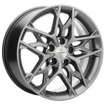 Колесный диск 17 Khomen KHW1709 ZV 17 CX-5/Seltos 7.00*17 5*114.3 ET50 D67.1 GRAY - изображение