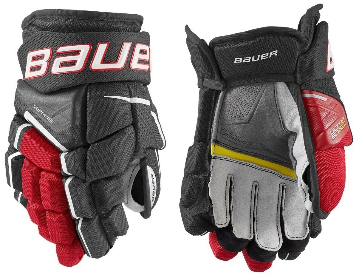 Перчатки Bauer Supreme Ultrasonic Jr (Blk/Red 10")