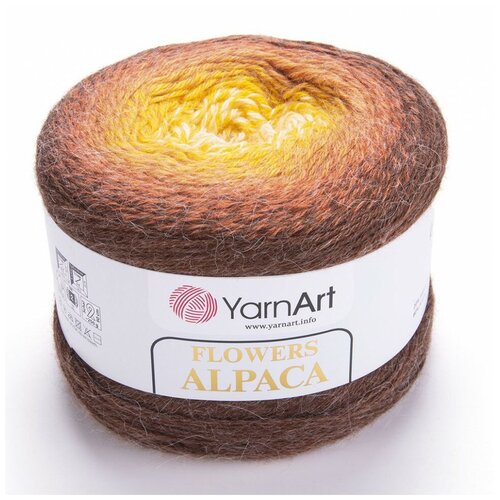 Пряжа Yarnart Flowers Alpaca цвет 437