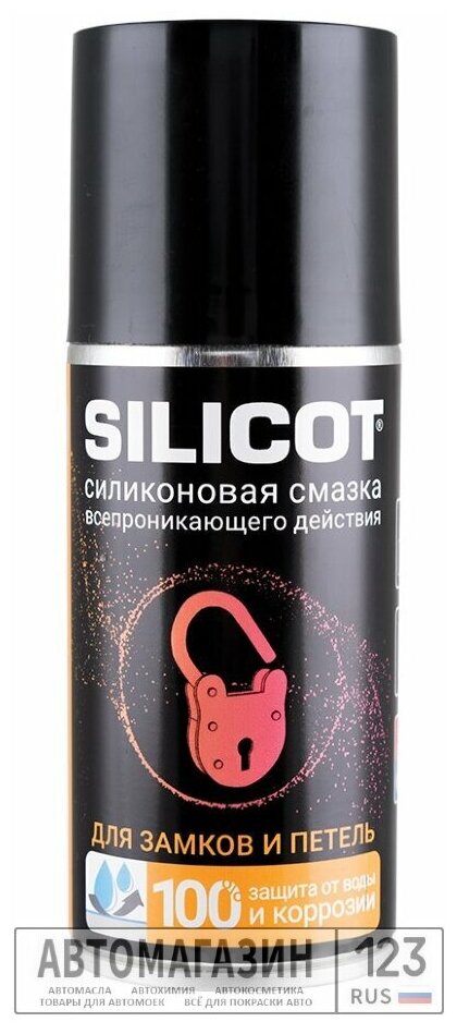 Автомобильнаяазка ВМПАВТО Silicot для замков и петель