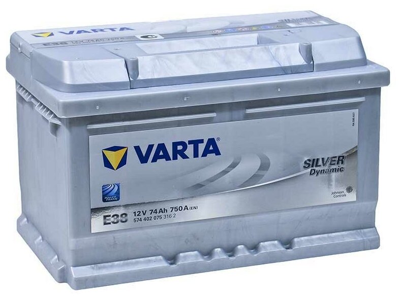 5744020753162 VARTA SILVER dynamic E38 E38 Batterie 12V 74Ah 750A