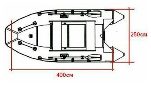 Тент транспортировочный для лодок ПВХ 400 - 430