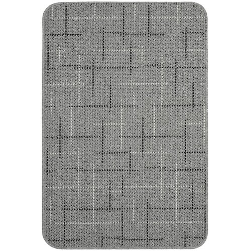 Коврик Taylor 67x100 см полипропилен цвет серый/чёрный