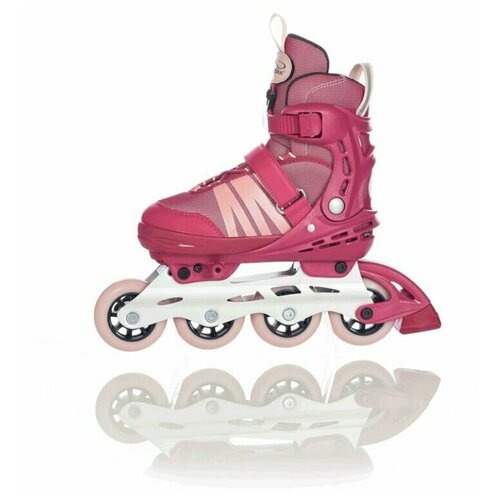 Раздвижные ролики HUDORA inline Skates Comfort, розовые, размер 35-40