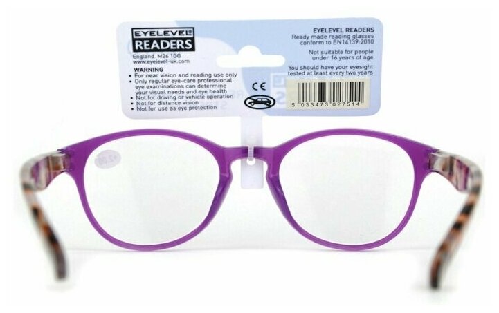 Готовые очки для чтения EYELEVEL Sheridan Readers +20