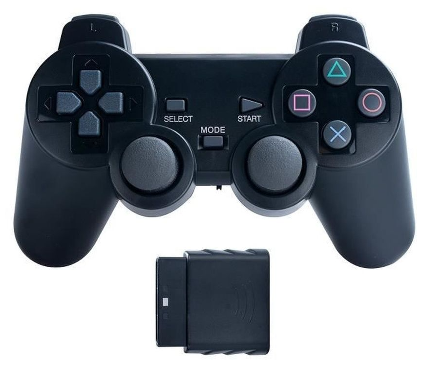 Беспроводной Геймпад/Джойстик/Контроллер для PS1/PS2/PS3/PC/Android/TV черный